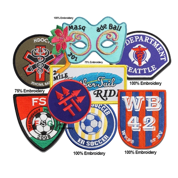 3" CUSTOM EMBROIDERED PATCH / 100% THREAD COVERAGE - 3" CUSTOM EMBROIDERED PATCH / 100% THREAD COVERAGE - Image 0 of 0