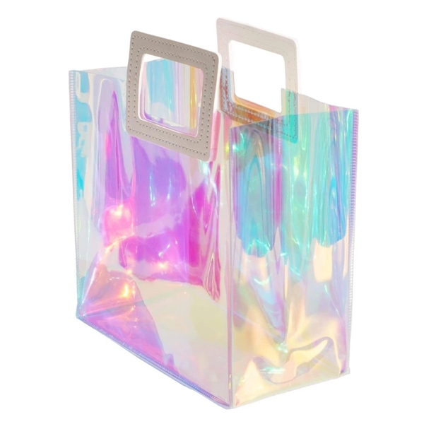 Iridescent Christmas Wedding Gift Bag with Handle - Iridescent Christmas Wedding Gift Bag with Handle - Image 0 of 5