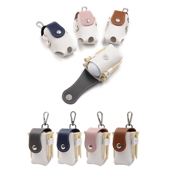 Mini Portable Pu Golf Ball Waist Bag - Mini Portable Pu Golf Ball Waist Bag - Image 2 of 3