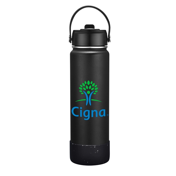 Custom 27 oz. Stainless Steel Water Bottle / Silicone Bottom Sleeve