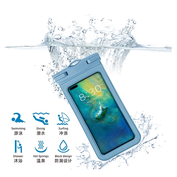 Transparent Waterproof Phone Pouch - Transparent Waterproof Phone Pouch - Image 1 of 4