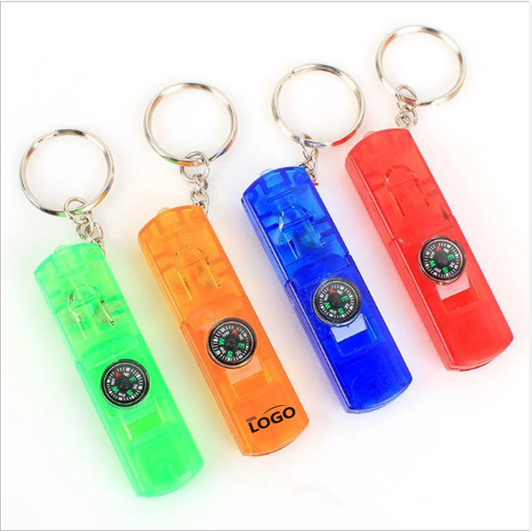 LED Whistle Keychain - LED Whistle Keychain - Image 0 of 8