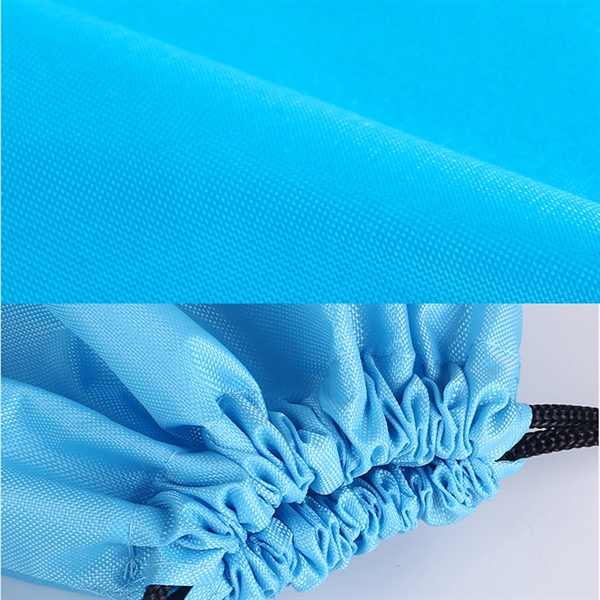 Multi-color Polyester Drawstring Bag - Multi-color Polyester Drawstring Bag - Image 1 of 2