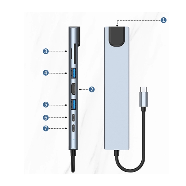 8-in-1 Hub Docking Station - 8-in-1 Hub Docking Station - Image 6 of 6