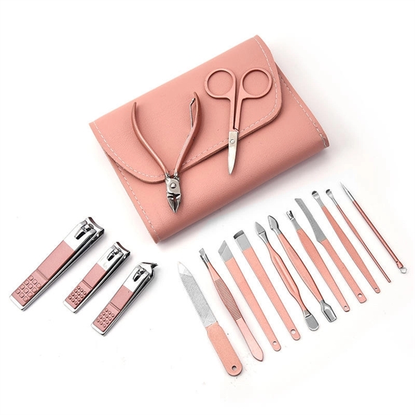 16 in 1 Manicure Set Professional Nail Clippers Pedicure Kit - 16 in 1 Manicure Set Professional Nail Clippers Pedicure Kit - Image 5 of 5