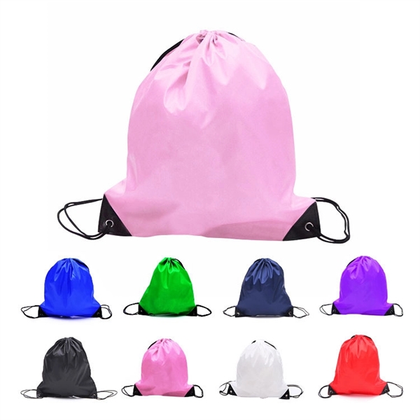 Polyester Drawstring Bag - Polyester Drawstring Bag - Image 1 of 5