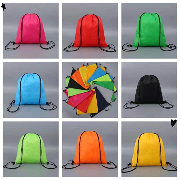 Polyester Drawstring Bag - Polyester Drawstring Bag - Image 2 of 5