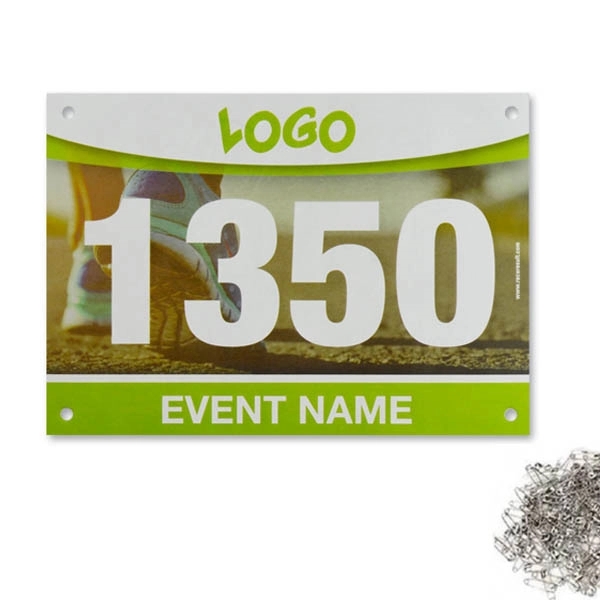 Custom Running Bib Race Number Tag with Pin - Custom Running Bib Race Number Tag with Pin - Image 0 of 0