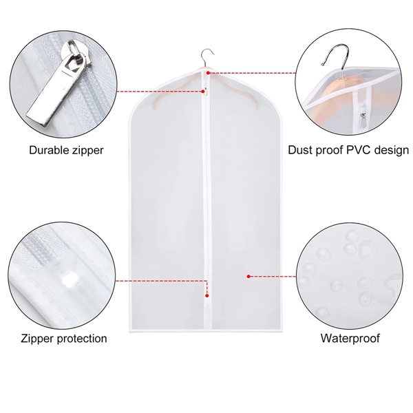 55-Inch Clear Garment Bag - 55-Inch Clear Garment Bag - Image 1 of 2