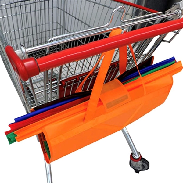 4 Pack Reusable Grocery Shopping Cart Bags - 4 Pack Reusable Grocery Shopping Cart Bags - Image 1 of 1