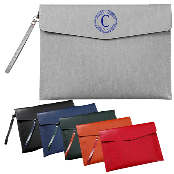 A4 Faux Leather File Folder - A4 Faux Leather File Folder - Image 0 of 2