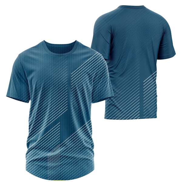 Unisex 150 GSM Flashed V Fabric Performance T-Shirt - Unisex 150 GSM Flashed V Fabric Performance T-Shirt - Image 2 of 3