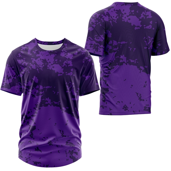 Unisex 160 GSM Football Mesh Performance Half Sleeve T-Shirt - Unisex 160 GSM Football Mesh Performance Half Sleeve T-Shirt - Image 2 of 3