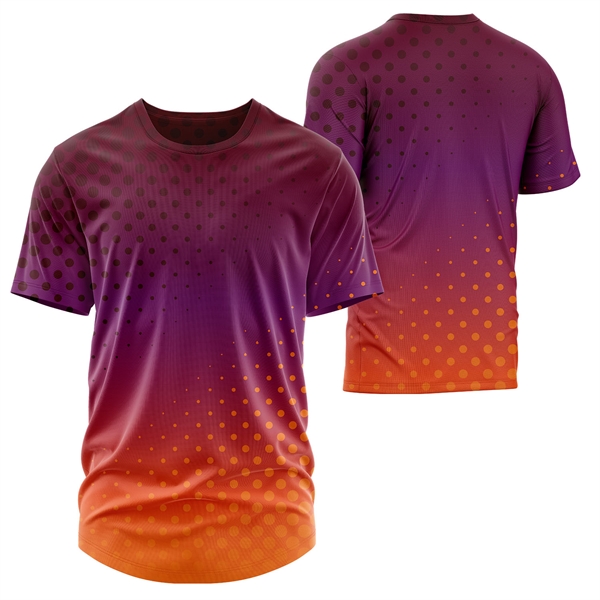 Youth 180 GSM Cotton Feel Sublimation Short Sleeve T-Shirt - Youth 180 GSM Cotton Feel Sublimation Short Sleeve T-Shirt - Image 3 of 3