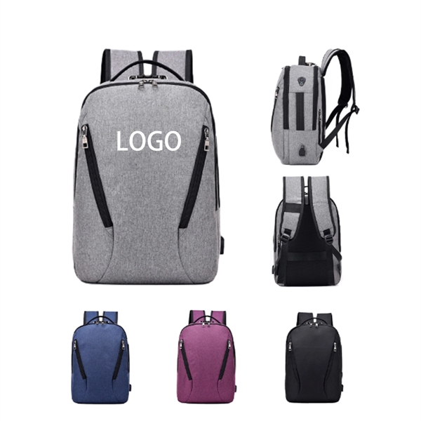 Travel Laptop Backpack With USB - Travel Laptop Backpack With USB - Image 0 of 1