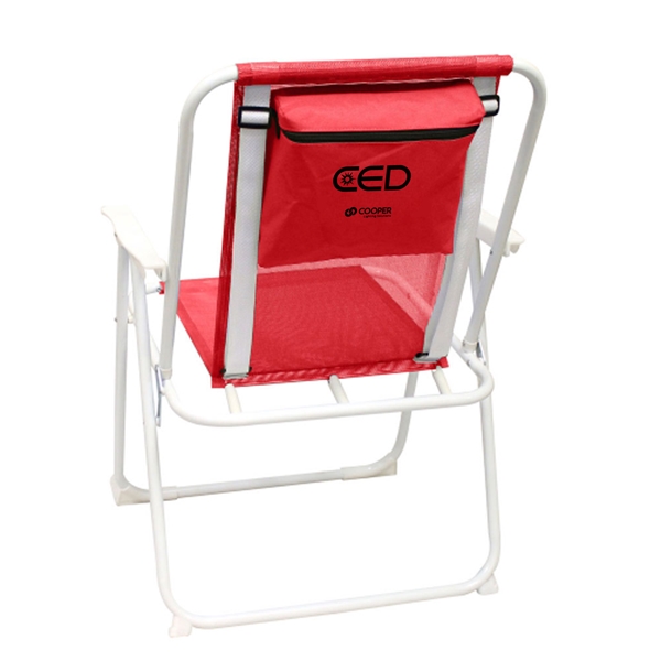 Portable Folding Beach Chair, Holds 280lbs, for Camping - Portable Folding Beach Chair, Holds 280lbs, for Camping - Image 5 of 6