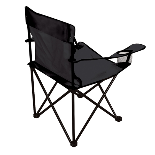 Portable Folding Chair w/ Cup Holder& Carry Bag,Holds 225lbs - Portable Folding Chair w/ Cup Holder& Carry Bag,Holds 225lbs - Image 2 of 7