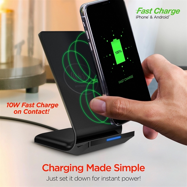 Hypergear 10W Wireless Fast Charging Stand - Hypergear 10W Wireless Fast Charging Stand - Image 2 of 8
