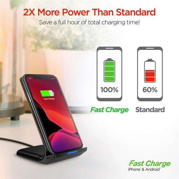 Hypergear 10W Wireless Fast Charging Stand - Hypergear 10W Wireless Fast Charging Stand - Image 3 of 8