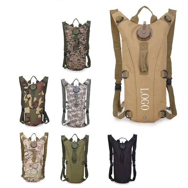 Hydration Pack Backpack with 3L Bladder - Hydration Pack Backpack with 3L Bladder - Image 0 of 2