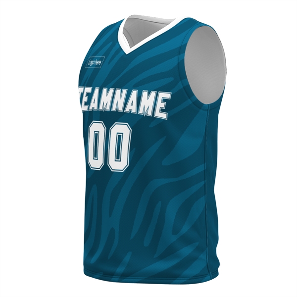 Sublimated Basketball Jersey Kit - Sublimated Basketball Jersey Kit - Image 4 of 9