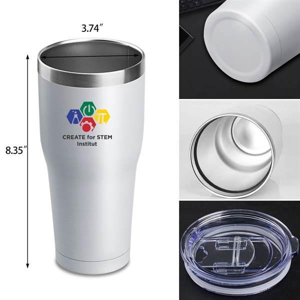 Tully 30oz Stainless Steel Tumbler - Tully 30oz Stainless Steel Tumbler - Image 6 of 30