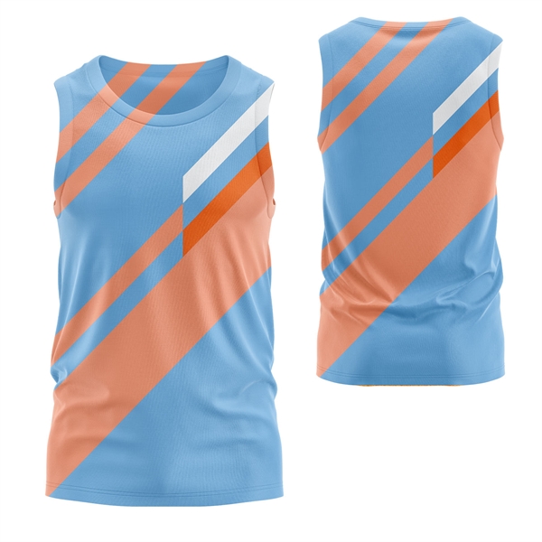 Unisex 125 GSM Woven Roving Performance Sublimation Tank Top - Unisex 125 GSM Woven Roving Performance Sublimation Tank Top - Image 3 of 3