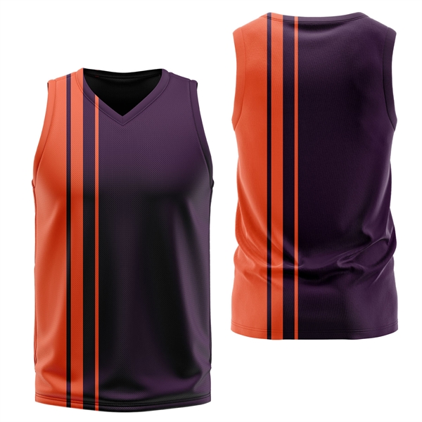 Unisex 160 GSM Football Mesh Custom Performance Tank - Unisex 160 GSM Football Mesh Custom Performance Tank - Image 2 of 3