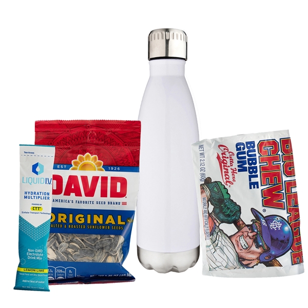 17oz. Water Bottle With Drink Mix, Sunflower Seeds & Gum Set - 17oz. Water Bottle With Drink Mix, Sunflower Seeds & Gum Set - Image 10 of 11