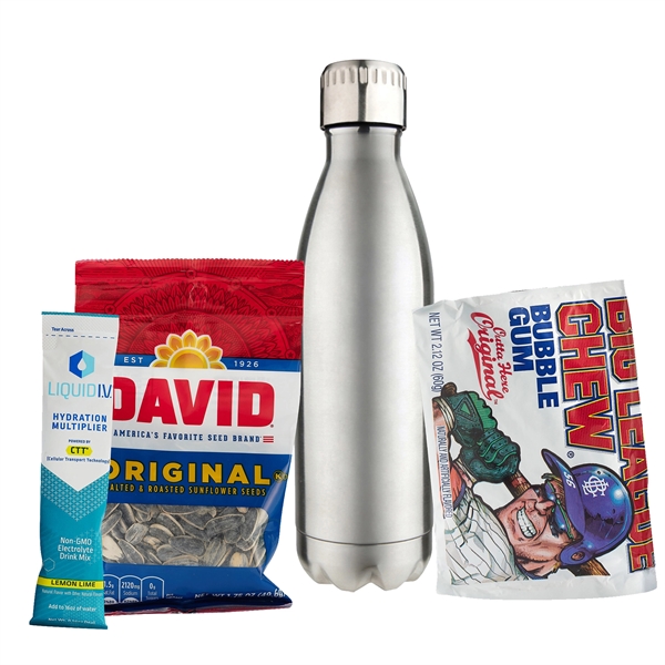 17oz. Water Bottle With Drink Mix, Sunflower Seeds & Gum Set - 17oz. Water Bottle With Drink Mix, Sunflower Seeds & Gum Set - Image 9 of 11