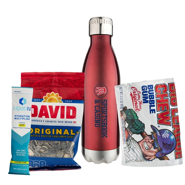 17oz. Water Bottle With Drink Mix, Sunflower Seeds & Gum Set - 17oz. Water Bottle With Drink Mix, Sunflower Seeds & Gum Set - Image 2 of 11