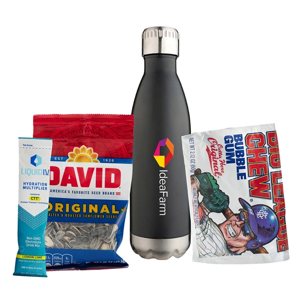 17oz. Water Bottle With Drink Mix, Sunflower Seeds & Gum Set - 17oz. Water Bottle With Drink Mix, Sunflower Seeds & Gum Set - Image 1 of 11