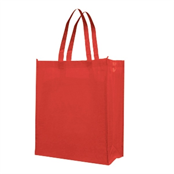 Attractive Laminate Patent Finish, Gusset Tote Bag (13x16x5) - Attractive Laminate Patent Finish, Gusset Tote Bag (13x16x5) - Image 2 of 6