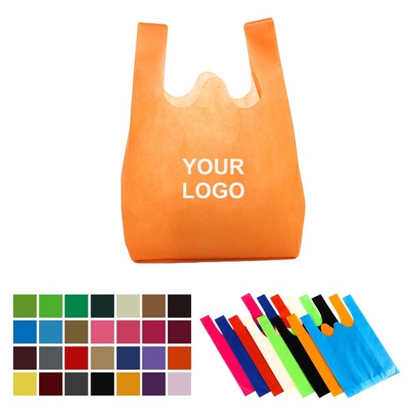 T-Shirt Style Non-woven Shopping Bag - T-Shirt Style Non-woven Shopping Bag - Image 0 of 1