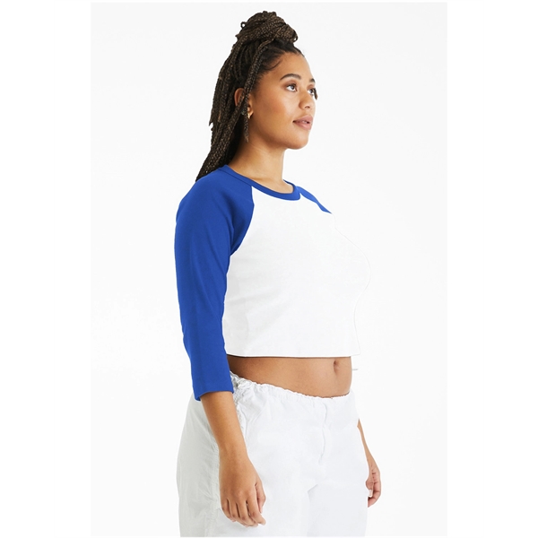 Bella + Canvas Ladies' Micro Ribbed Three-Quarter Raglan ... - Bella + Canvas Ladies' Micro Ribbed Three-Quarter Raglan ... - Image 20 of 55