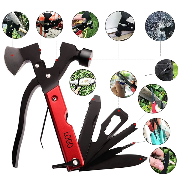 Emergency Camping Gear Hammer Multitool - Emergency Camping Gear Hammer Multitool - Image 0 of 4