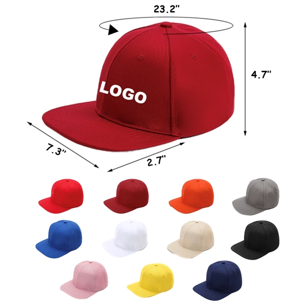 Custom Cotton Hip Hop Cap - Custom Cotton Hip Hop Cap - Image 0 of 2