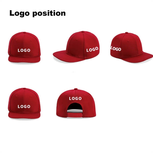 Custom Cotton Hip Hop Cap - Custom Cotton Hip Hop Cap - Image 1 of 2