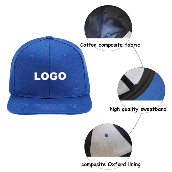 Custom Cotton Hip Hop Cap - Custom Cotton Hip Hop Cap - Image 2 of 2