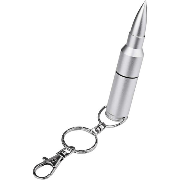 Bullet 16G Usb Flash Drive Keychain - Bullet 16G Usb Flash Drive Keychain - Image 1 of 6