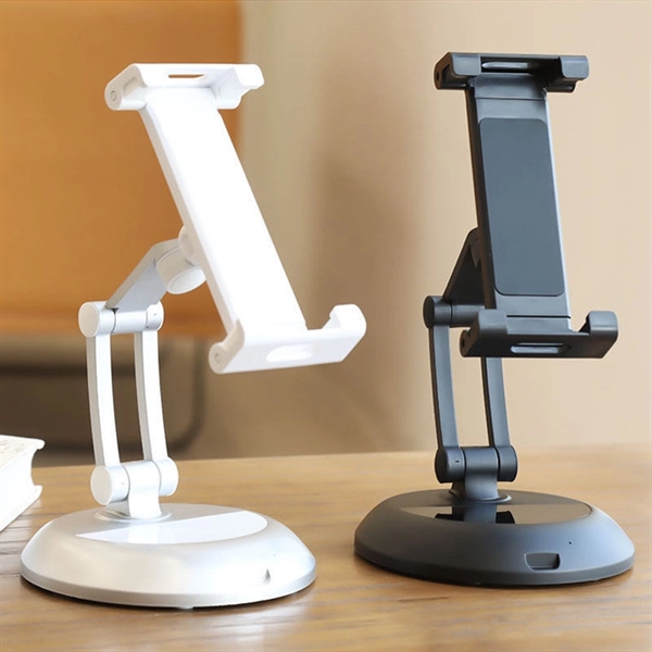 Adjustable Foldable Desktop Cell Phone Tablet Stand Holer - Adjustable Foldable Desktop Cell Phone Tablet Stand Holer - Image 2 of 3