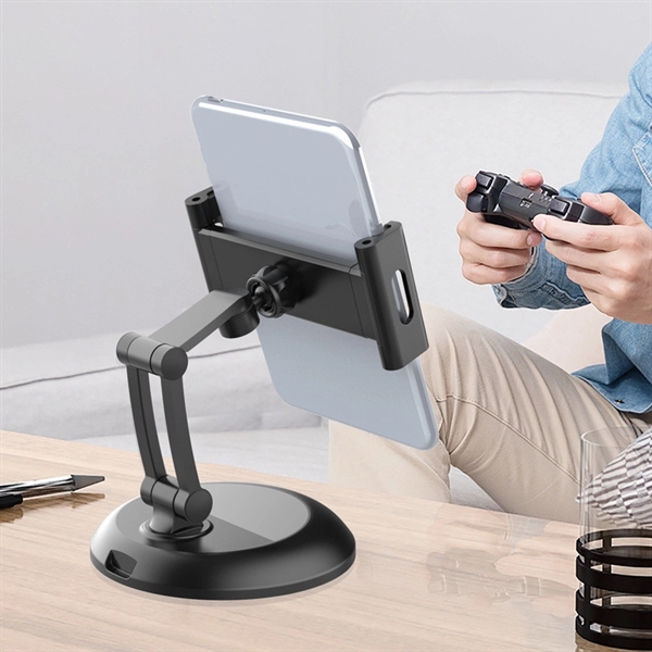 Adjustable Foldable Desktop Cell Phone Tablet Stand Holer - Adjustable Foldable Desktop Cell Phone Tablet Stand Holer - Image 3 of 3