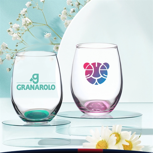 9 oz. Arc Stemless Wine Glasses - 9 oz. Arc Stemless Wine Glasses - Image 1 of 9