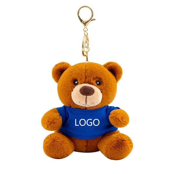 Custom Stuffed Animal Teddy Bear Keychain - Custom Stuffed Animal Teddy Bear Keychain - Image 0 of 4