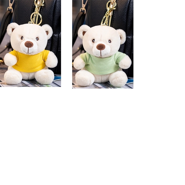 Custom Stuffed Animal Teddy Bear Keychain - Custom Stuffed Animal Teddy Bear Keychain - Image 4 of 4