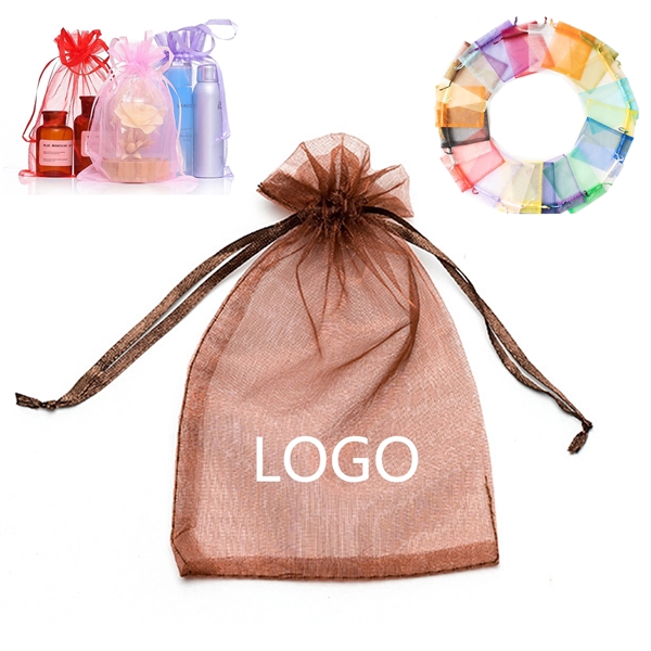 Multi-Size Drawstring Mesh Organza Gift Bag - Multi-Size Drawstring Mesh Organza Gift Bag - Image 0 of 9