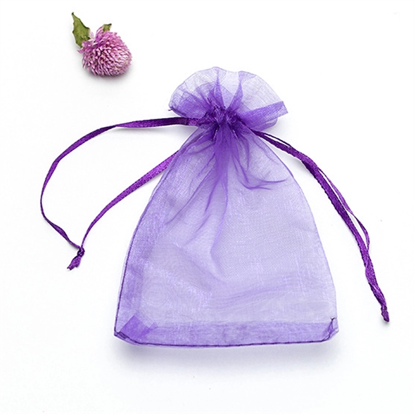 Multi-Size Drawstring Mesh Organza Gift Bag - Multi-Size Drawstring Mesh Organza Gift Bag - Image 4 of 9