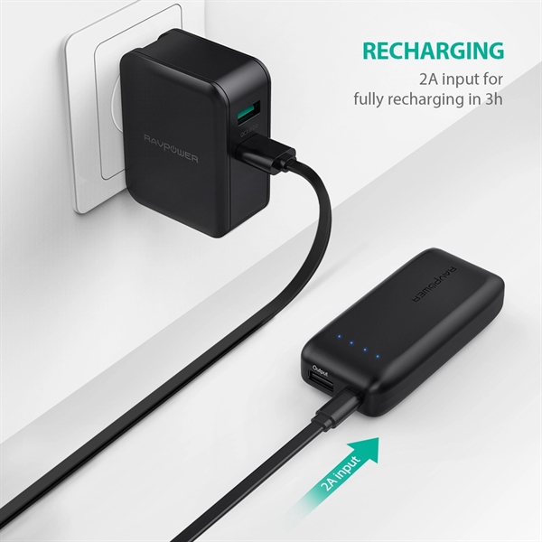 Prudential RAVPower Compact 6700mAh Power Bank - Prudential RAVPower Compact 6700mAh Power Bank - Image 10 of 14