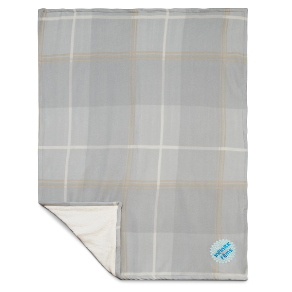 Plaid Fleece Sherpa Blanket - Plaid Fleece Sherpa Blanket - Image 18 of 18