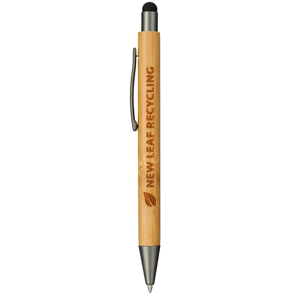 Bamboo Quick-Dry Gel Ballpoint Stylus - Bamboo Quick-Dry Gel Ballpoint Stylus - Image 3 of 4